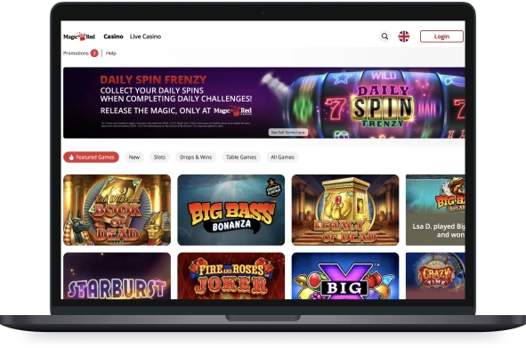 Magic Red Casino Desktop